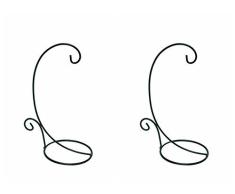 Set von 2 Schwarz Eisen zum Aufhängen Ständer Rack Tisch Laterne Kerze Glas Globe Geschenk Halter-Ornament für Home Hochzeit Dekoration, metall, schwarz, Large 18 Tall