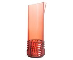 Kartell Trama Karaffe, Thermoplastisches Technopolymer, Rosa, 30,5 x 10 cm