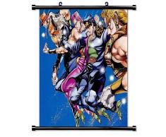 JoJos Bizarre Adventure Anime Fabric Wall Scroll Poster (16 x 16 Zoll)