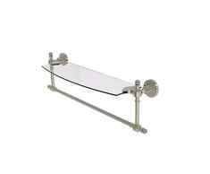 Allied Messing rd-33tb/18-pni Retro Dot Collection 18 Single Regal mit Handtuchhalter Bar, Nickel poliert