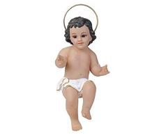 StealStreet ss-g-309.94 Baby Jesus mit Glas Augen Heiligen Religiöse Figur Dekoration, 22,9 cm