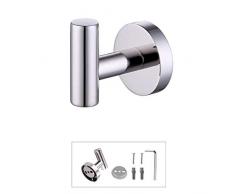 UMIRIO Badetuchhaken, Edelstahl Kleiderhaken Dekorative Bademantel & Handtuchhaken massiv Duschhaken Handtuch Bademantel Schwämme Aufhänger Küche Schrank Haken Poliert Chrom Wandmontage poliertes chrom