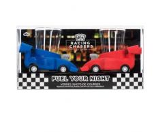 bulk buys KL21826 Racing Chasers Race Car Schnapsgläser Target44, Rot/Blau