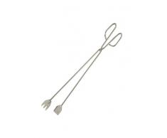 FACKELMANN Kochzange aus Edelstahl, 40 cm, 6 mm Durchmesser