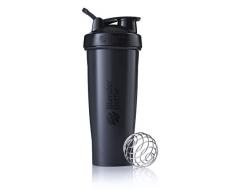 BlenderBottle Classic Loop Shaker mit BlenderBall, optimal geeignet als Eiweiß Shaker, Protein Shaker, Wasserflasche, Trinkflasche, BPA frei, skaliert bis 800 ml, 940 ml, schwarz