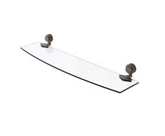 Allied Messing 433d/24-abr Venus Collection abgeschrägte Glas Regal, 24 von 12,7 cm, Messing antik