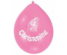 amscan 22 Zentimeter Balloon Taufe Folienballon, Sortiert