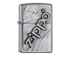 Zippo The Logo 2020 Feuerzeug, Messing, Individual Design, Original Pocketsize
