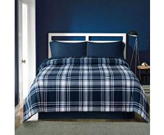 R2Zen Thomas 4-teiliges Bett-Set Full blau