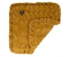 Bessie and Barnie Flitterwochen (Rüschen) Ultra Plüsch Kunstfell Haustier Hund Katze Welpen super weich Wendedecke (mehrere Größen), XS - 20 x 20