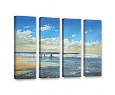 Artwall Kunstdruck auf Leinwand Timothy Easton s Planschbecken at The Edge 36x48