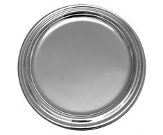 Flaschenuntersetzer Flaschenständer Untersetzer D 14 cm Silber Plated versilbert in Premium Verarbeitung