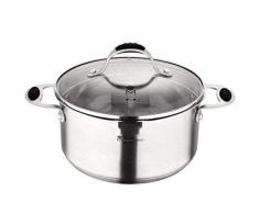 MasterPro Gravity Kasserolle mit Deckel, Silber, 20 x 10 cm