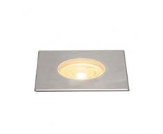 SLV Dasar Bodeneinbau-Strahler, Aluminium, Edelstahl