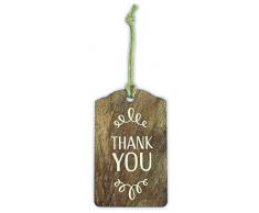 Cathedral Art Dankeschön Geschenkanhänger, Einheitsgröße, Mehrfarbig