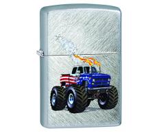 Zippo Feuerzeug, Messing, Chrom, 5.5 x 3.5 x 1 cm