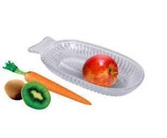 Etagere 2-fach Glas Gebäckschale Obstschale Etagenplatten Servierplatte