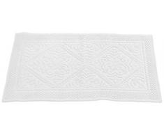 Bessere Trends/Pfanne Overseas Provence Jaquard Bad Teppich, weiß, 50,8 x 152,4 cm