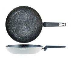 H&H Alessandro Borghese Gourmet Antihaft-Pfanne, 24 cm, Induktion, Aluminium 733697