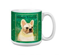 Tree-Free Grüße 20 Oz, Weiß, französische Bulldogge, John W Golden Artful Jumbo-Becher