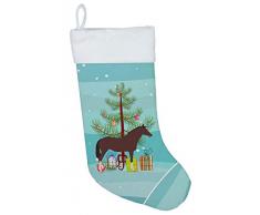 Carolines Treasures Weihnachtsstrümpfe English Vollblut Pferd, Mehrfarbig