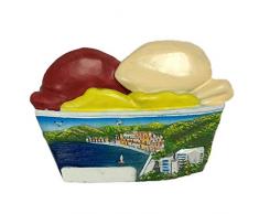 Puckator Seaside Magnet, Eisbecher, Multi, Height 4.5cm Width 6.5cm Depth 1cm