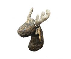 Kilburn & Scott Türstopper Hirschkopf, 35 cm, Mehrfarbig