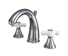 Nuvo Elements of Design ES2971PX St. Regis Waschtischarmatur, 2-Griffe, 20,3 cm bis 40,6 cm, poliertes Chrom