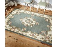 Oriental Weavers Teppich, 100% Wolle, grün, 120 cm x 120 cm
