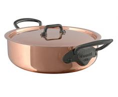 Unbekannt Mauviel 648025 M 150 C Kochtopf mit Deckel Kupfer 44,5 x 24,2 x 17,5 cm