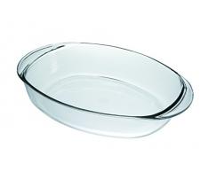 Duralex 6006 AF03 ovenchef Auflaufform, oval, Glas transparent 41 cm