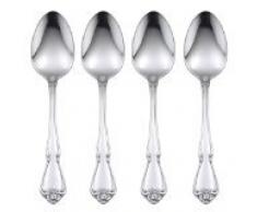 Oneida True Rose Everyday Kaffeelöffel, 4 Stück