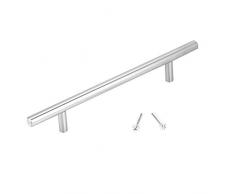 5 Stück Schrankgriffe Edelstahl T-Griff Griff Griff Haltbare Küche Türgriffe mit Schraube für Küchenmöbel Hardware 300mm