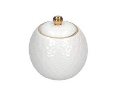 PORCELLANA Momenti ORO Zuckerdose mit Deckel, 266 ml, Nylon/A