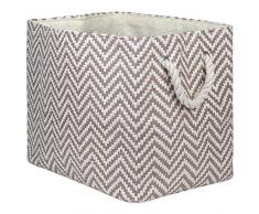 DII, Papierkorb aus geflochtenem Papier Rechteck Medium Rectangle Stone