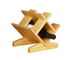 Porthos Home Antique Revival Weinregal für 4 Flaschen, Bordeaux