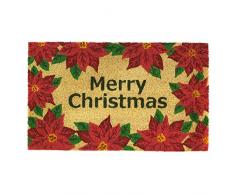 Unbekannt Christmas Collection 10018562 Weihnachtsstern Welcome-Matte, Mehrfarbig