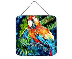 Caroline s Treasures Yo Mama Papagei Wand oder Tür Aufhängen Prints mw1204ds66, Multicolor, 15,2 x 15,2 cm