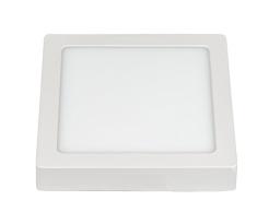 LEDAXO LED-Wand- und Deckenleuchte quadratisch WDL-10-24-300, 24 Watt, 2.040 lm, 3000 K (warmweiß), Alu-Gehäuse weiß, 300x300x35mm