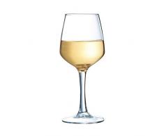 Arcoroc ARC C3571 Linéal Weißweinkelch, Weinglas, 190ml, Glas, transparent, 6 Stück