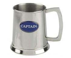 Nauticalia Bierkrug aus Edelstahl Captain
