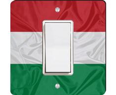 Rikki Knight Ungarn Flagge Single Wippe Licht Teller