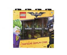 LEGO Batman Minifiguren-Schaukasten für 8 Minifiguren, Stapelbare Wand- oder Tischbox, schwarz