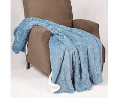 Home Soft Things Überwurf Landhausstil 50 x 60 Nile Blue