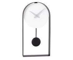 Torre & Tagus Unity Wanduhr mit Pendel, Schwarz