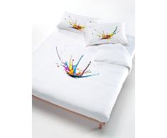 Italian Bed Linen Bettwäsche Sketch Farbe Mehrfarbig 150 x 200 cm Mehrfarbig