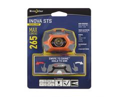 Nite Ize INOVA STS – Taschenlampe (Taschenlampe mit Band für Kopf, Schwarz, Orange, Polycarbonat, 1 m, IPX7, 3 Lampe (S))