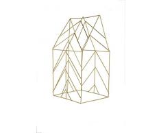 Pinnwand aus Metall in Gold 26 x 51 cm