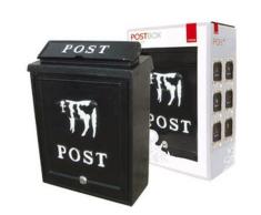 De Vielle Cow Diecast Post Box Briefkasten, Schwarz