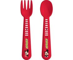 Trudeau Besteck Set Mickey Mad About, Polypropylen, Mehrfarbig, 20x18x5 cm